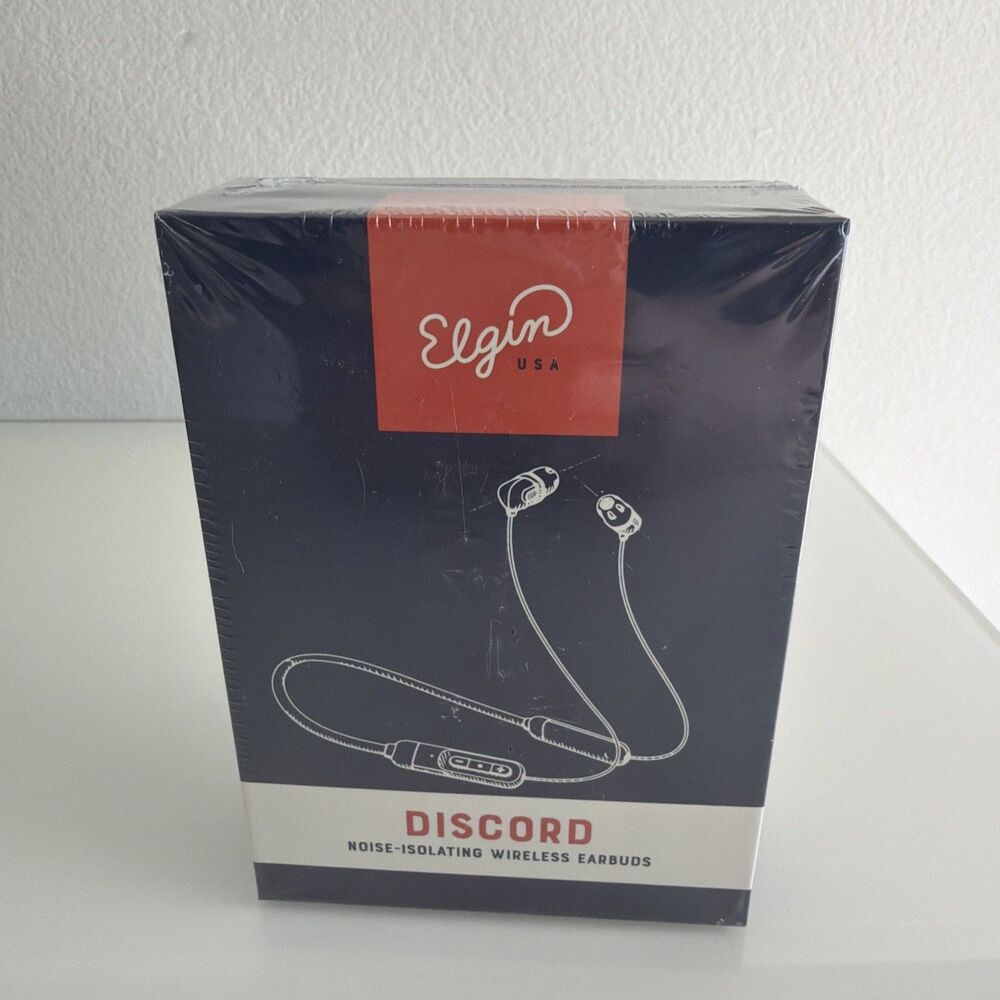 New Elgin USA Discord Noise-Isolating Bluetooth Earplug Earbuds OSHA Compliant